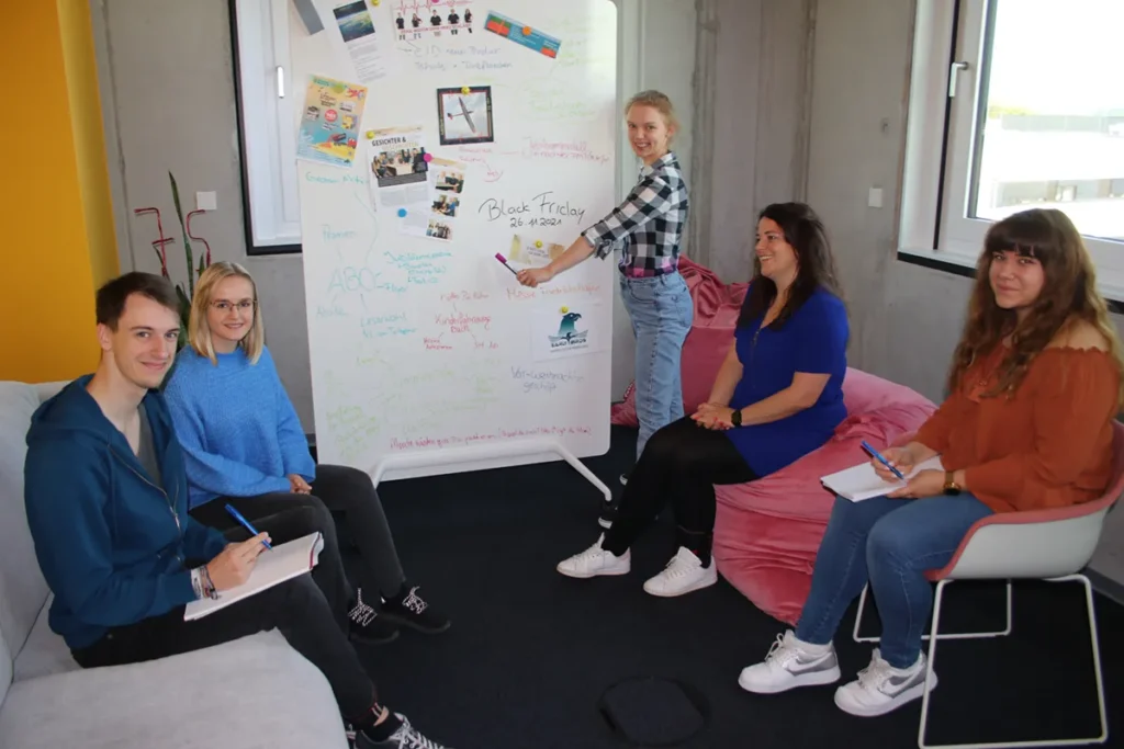 Symbolbild: Marketingbesprechung bei VTH Marketing & Media.